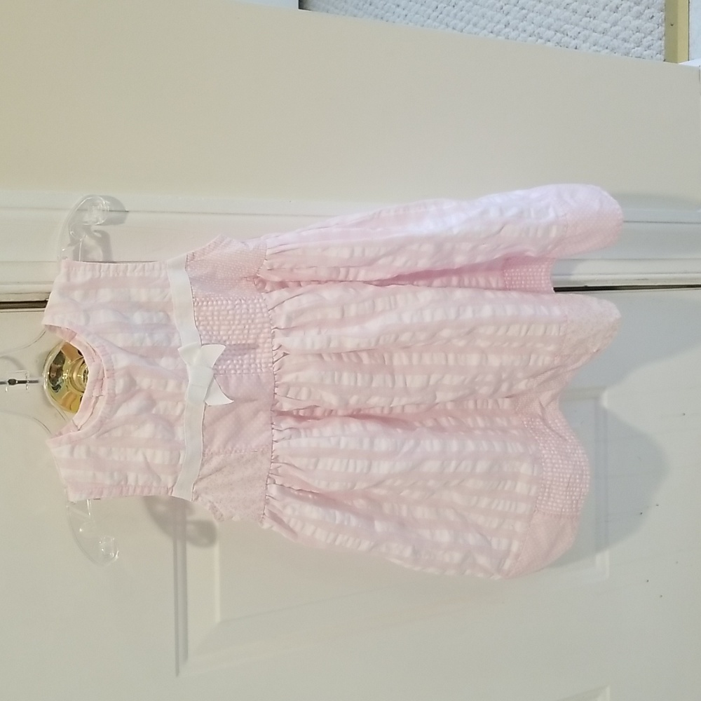 Youngland Pink Searsucker sleeveless dress 4T